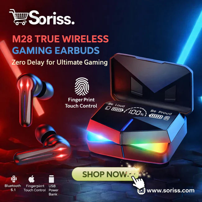M28 Gaming Wireless Earbuds – Power. Precision. Performance