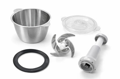 Multi-Function Hand Push Chopper – Stainless Steel Bowl (2L)