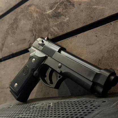 Pietro Beretta M92 9mm Airsoft Toy Gun - BLACK FINISH